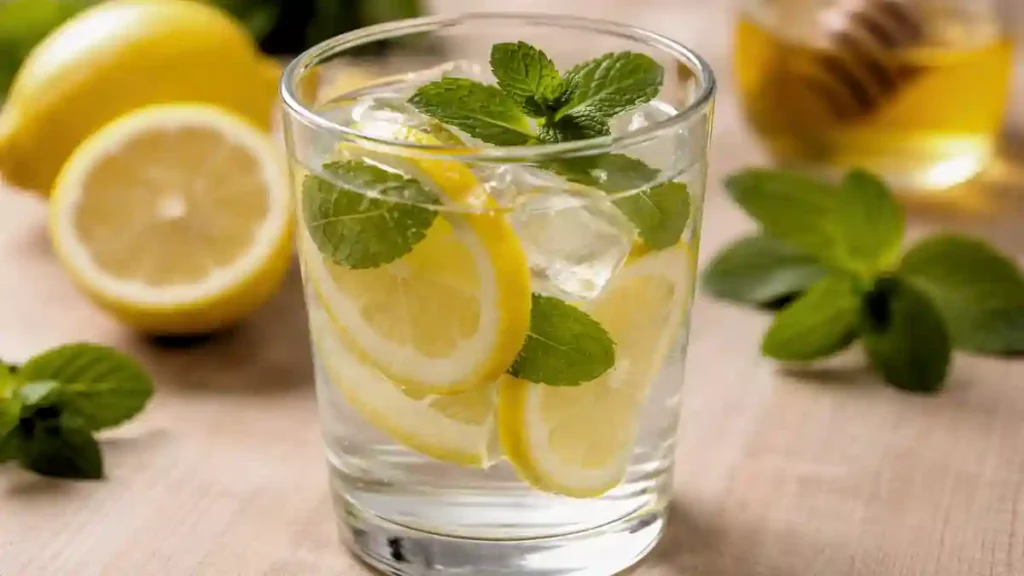 glass of lemon water as one of the best home remedies for headache instantly